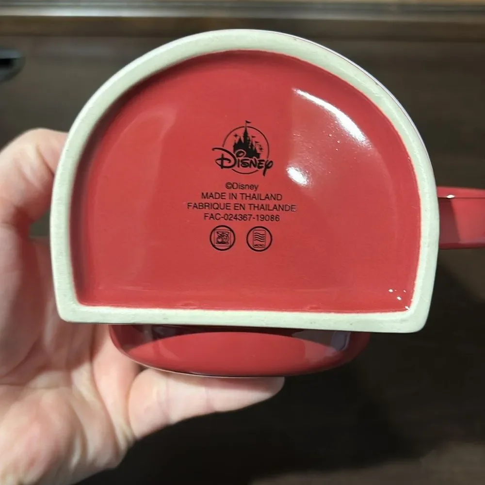 Disney Mickey Mouse Holiday MugCookie or Gift Holder Slot 16 Ounces